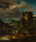 Italialainen maisemamaalaus hautakivellä - Théodore Géricault — näkymä teoksesta