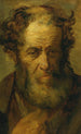 Vanhan miehen muotokuva - Théodore Géricault — näkymä teoksesta