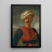 Mamelukin muotokuva - Théodore Géricault — kehystetty taideteos seinällä