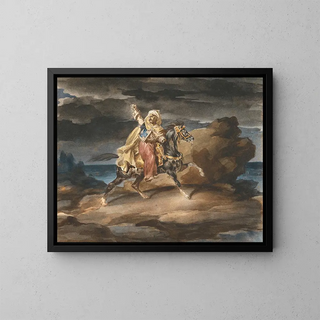 Le Giaour - Théodore Géricault — kehystetty taideteos seinällä