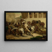 Hevoskilpailu ratsastajattomana - Théodore Géricault — kehystetty taideteos seinällä