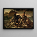 Le Radeau de la Méduse - Théodore Géricault — kehystetty taideteos seinällä
