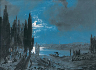 Vue de Constantinople - Théodore Gudin — näkymä teoksesta