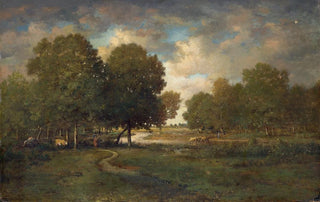 Thodore Rousseau - A River in a Meadow.webp