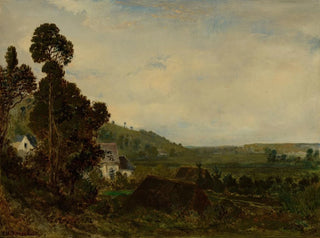 Thodore Rousseau - An Old Chapel in a Valley.webp
