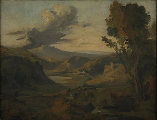 Auvergne maisema - Théodore Rousseau — näkymä teoksesta