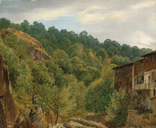 Auvergne maisema - Théodore Rousseau — näkymä teoksesta