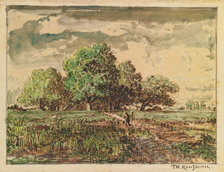 Paluu pelloille - Théodore Rousseau — näkymä teoksesta