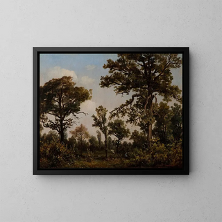 Thodore Rousseau - The Large Oak Tree Forest of Fontainebleau.webp