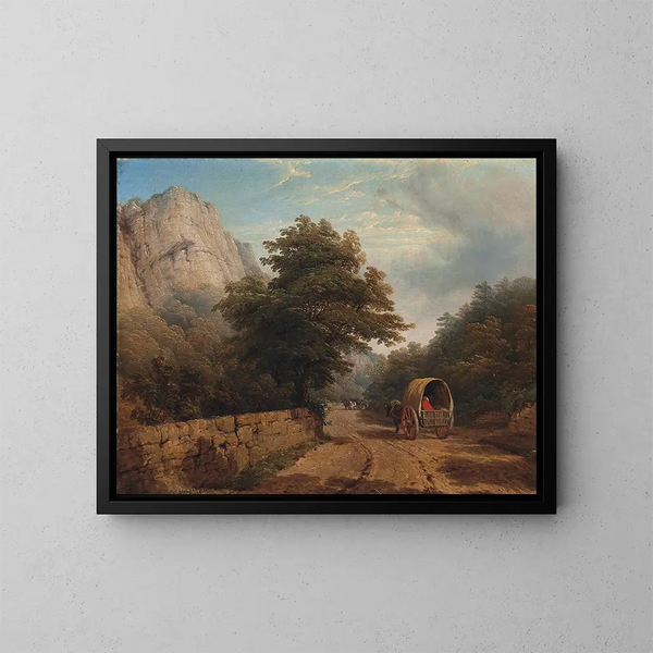 High Tor, Matlock, Derbyshire - Thomas Baker — kehystetty taideteos seinällä