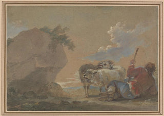 Thomas Barker - Landscape with Shepherd and Sheep.webp