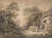 La porte du cottage - Thomas Barker — näkymä teoksesta