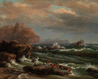 Tirant vers le rivage - Thomas Birch — näkymä teoksesta