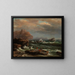 Tirant vers le rivage - Thomas Birch — kehystetty taideteos seinällä