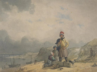 Thomas Cafe - Figure on the seashore.webp