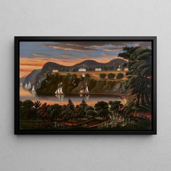 Thomas Chambers - View of Hudson River at West Point.webp
