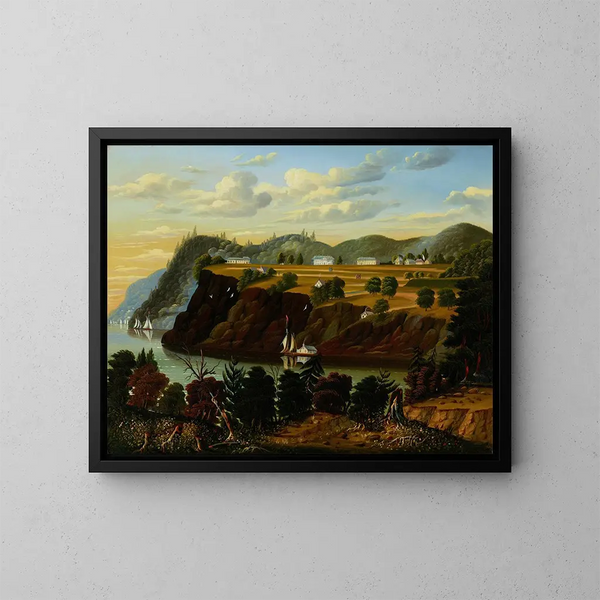 Vue de West Point - Thomas Chambers — kehystetty taideteos seinällä