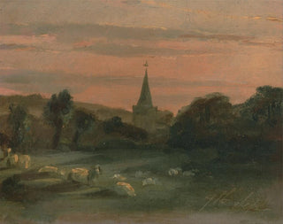 Stoke Poges kirkko - Thomas Churchyard — näkymä teoksesta