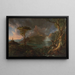 Villin luonnon kohtaus - Thomas Cole — kehystetty taideteos seinällä