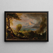 Le Cours de l'Empire, l'État Sauvage - Thomas Cole — kehystetty taideteos seinällä