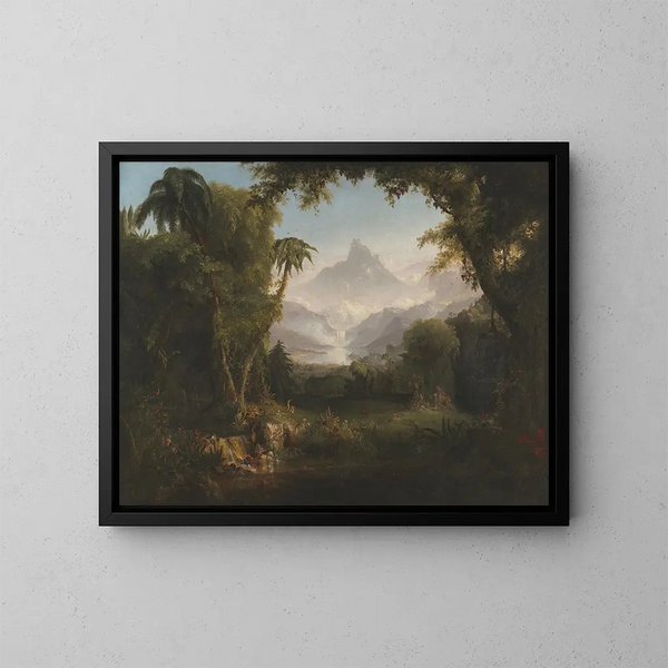 Le Jardin d'Éden - Thomas Cole — kehystetty taideteos seinällä