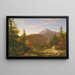Paluumuutto metsästäjistä - Thomas Cole — kehystetty taideteos seinällä