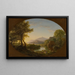 Le Moulin au coucher du soleil - Thomas Cole — kehystetty taideteos seinällä