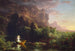 Thomas Cole:n Elämän matka: Lapsuus — näkymä teoksesta