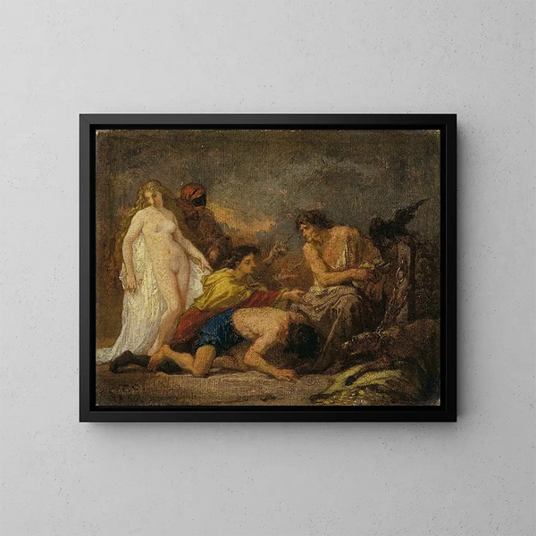 Timon d'Athènes - Thomas Couture — kehystetty taideteos seinällä