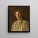 Annie C. Lochrey Husson rouva Louis Husson - Thomas Eakins — kehystetty taideteos seinällä