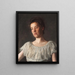 Mademoiselle Alice Kurtz - Thomas Eakins — kehystetty taideteos seinällä