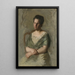 Rouva William Shaw Ward - Thomas Eakins — kehystetty taideteos seinällä