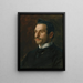 Francesco Romano - Thomas Eakins - Muotokuva — kehystetty taideteos seinällä