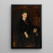 Tohtori Joseph Leidy II:n muotokuva - Thomas Eakins — kehystetty taideteos seinällä