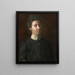Mary Adeline Williamsin muotokuva - Thomas Eakins — kehystetty taideteos seinällä