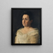 Muotokuva rouva Matilda Searightista - Thomas Eakins — kehystetty taideteos seinällä