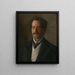 Samuel Myersin muotokuva - Thomas Eakins — kehystetty taideteos seinällä