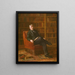 Chevalier Fitzgerald - Thomas Eakins — kehystetty taideteos seinällä