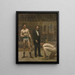 Ottaa laskun - Thomas Eakins — kehystetty taideteos seinällä