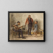 La leçon de danse - Thomas Eakins — kehystetty taideteos seinällä