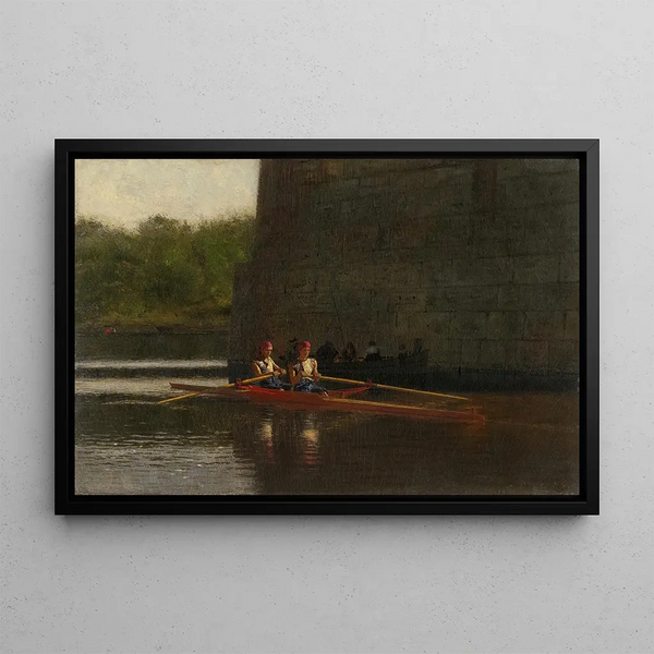 Rannikkokalastajat, Schreiberin veljekset - Thomas Eakins — kehystetty taideteos seinällä