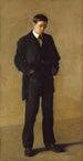 Ajattelija - Louis N Kentonin muotokuva - Thomas Eakins — näkymä teoksesta
