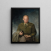 Dwight D. Eisenhower - Thomas Edgar Stephens maalaus — kehystetty taideteos seinällä