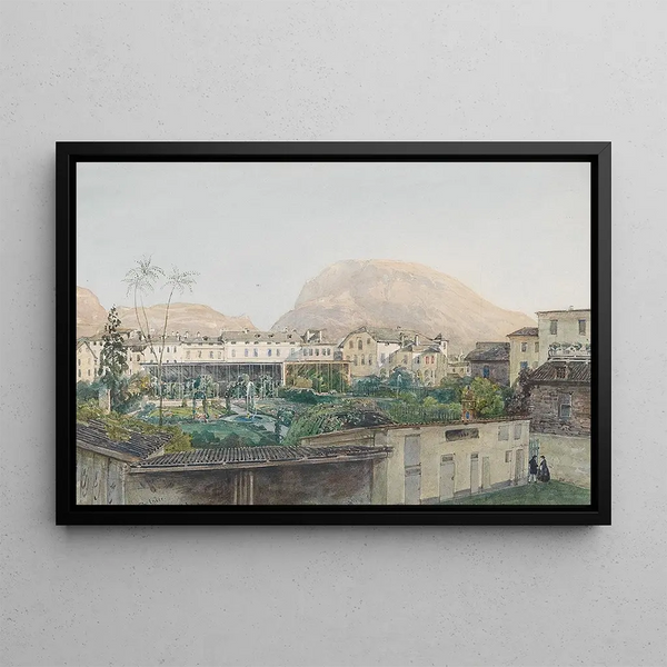 Thomas Ender - Blick ber einen Garten in Bozen.webp