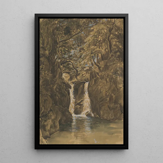 Thomas Fearnley - A View of Lower Rydal Falls Cumbria.webp