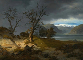 Cavalier dans un paysage - Thomas Fearnley — näkymä teoksesta