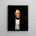 Sam Houston -muotokuva 1793-1863 - Thomas Flintoff — kehystetty taideteos seinällä