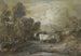 Laulava paimen kolmella lehmällä lähellä järveä korkealla - Thomas Gainsborough — näkymä teoksesta