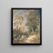 Thomas Gainsboroughin maalaus "Maalaus polkujen varrella, jossa leiriytyneitä romaneja levossa" — kehystetty taideteos seinällä