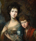 Elizabethin ja Thomas Linleyn maalaus - Thomas Gainsborough — näkymä teoksesta